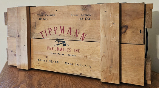 Tippmann Pneumatics - Tippmann Pneumatics | Model SL - 68 Crate | Wooden Crate Only - Wooden Crate - Steady Bunny Shop