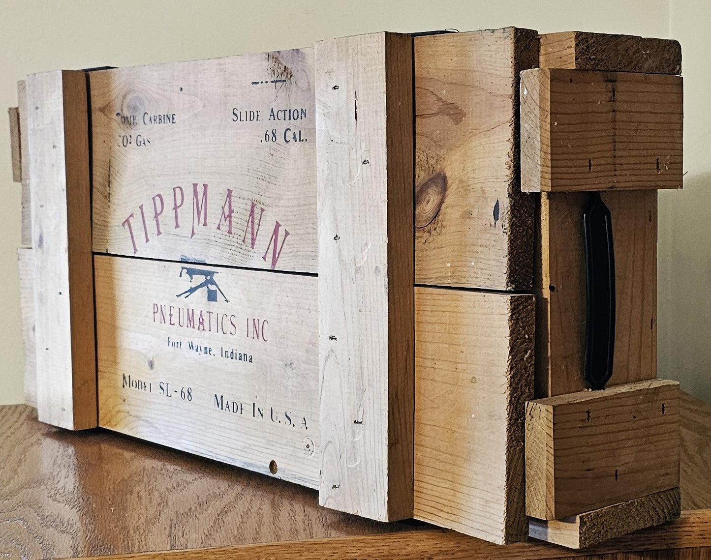 Tippmann Pneumatics - Tippmann Pneumatics | Model SL - 68 Crate | Wooden Crate Only - Wooden Crate - Steady Bunny Shop