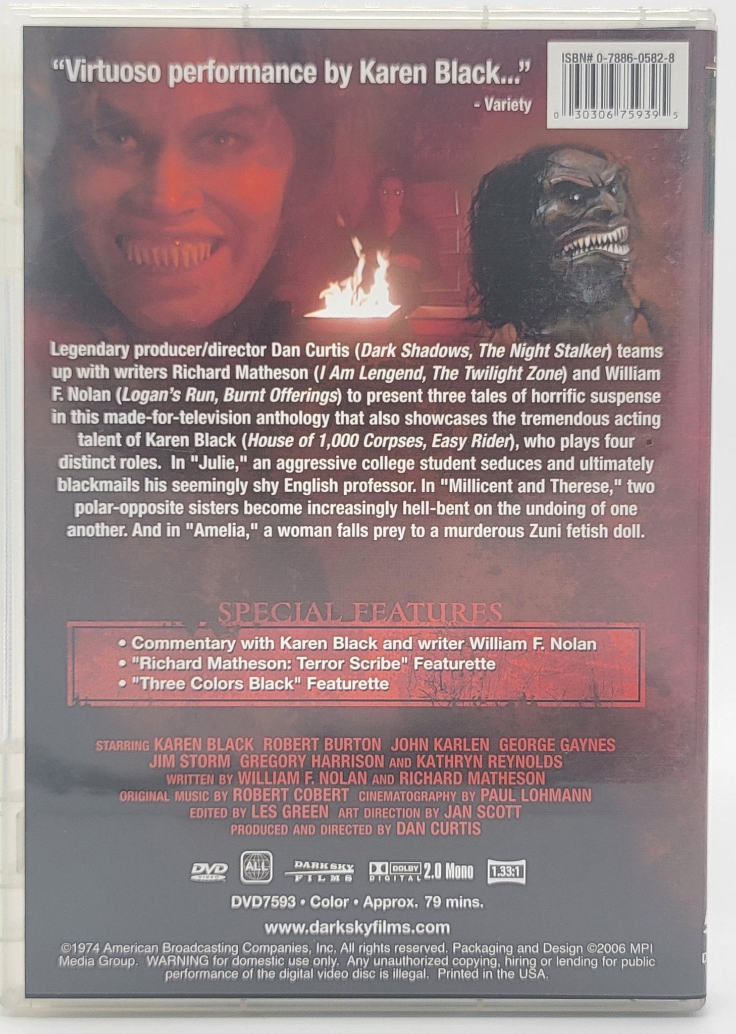 Dark Sky Films - Trilogy of Terror | DVD | Special Edition - DVD - Steady Bunny Shop