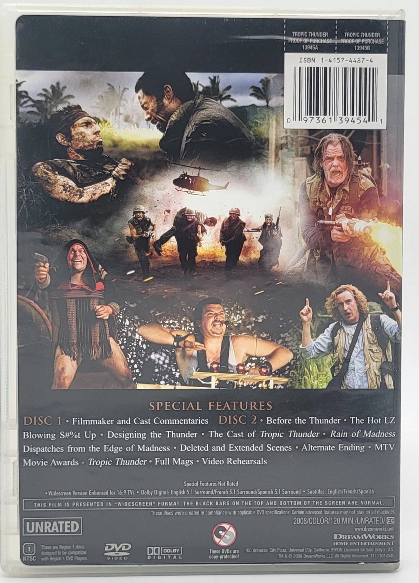 Dreamworks Video - Tropic Thunder | DVD | Widescreen - 2 Disc Set - DVD - Steady Bunny Shop