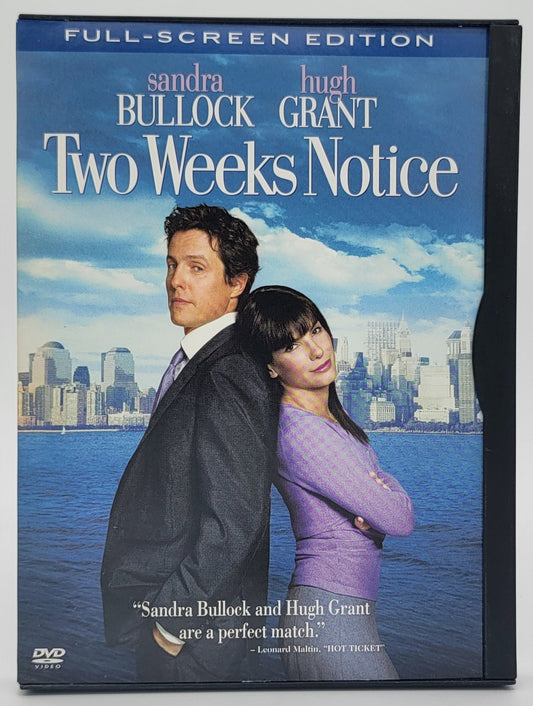 Warner Brothers - Two Weeks Notice | DVD | Full Screen - DVD - Steady Bunny Shop