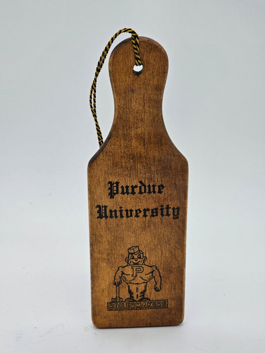 Steady Bunny Shop - Vintage Purdue University Boilermakers | 8" Wooden Paddle - University Relic - Steady Bunny Shop