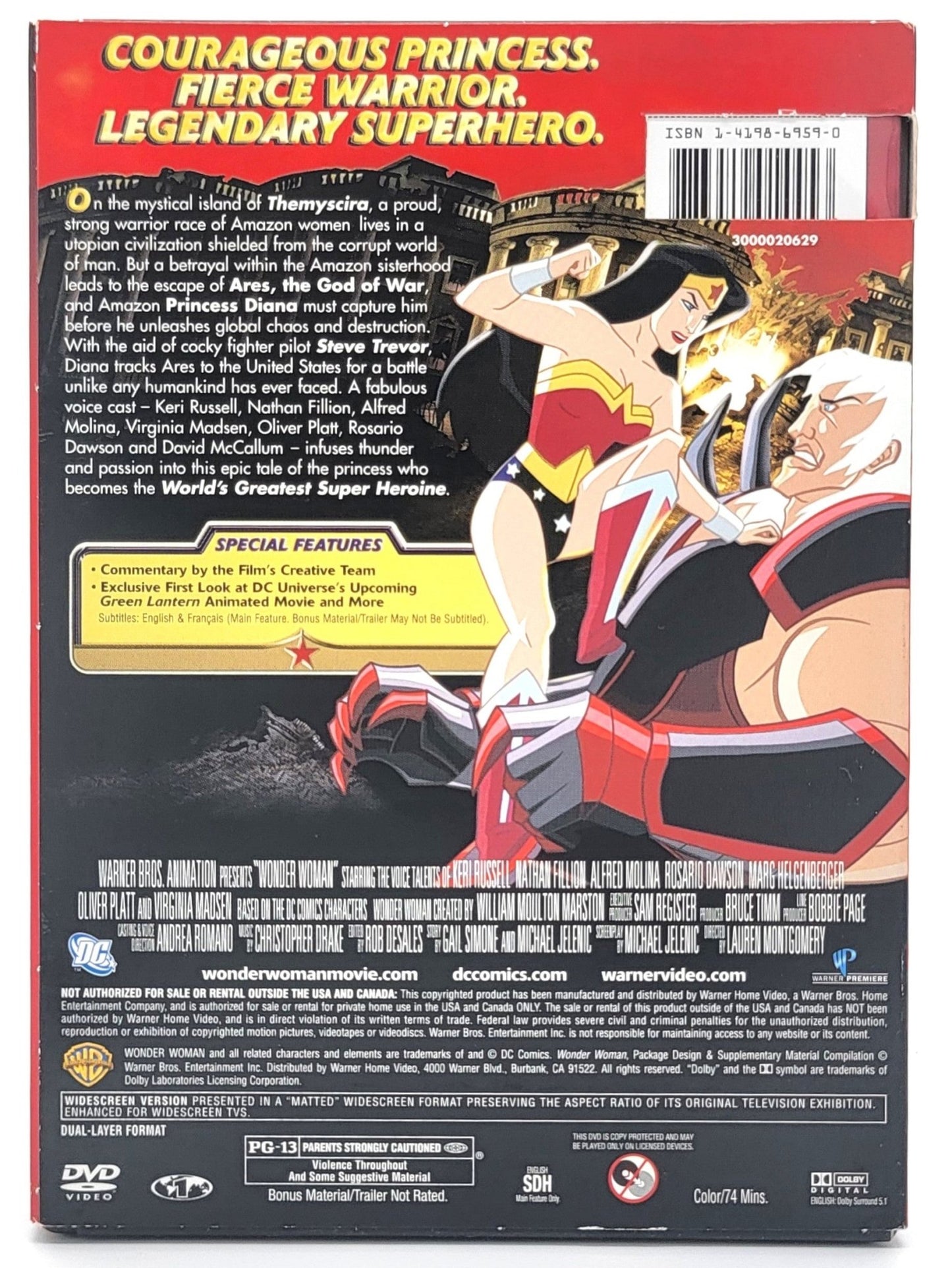 Warner Brothers - Wonder Women - DC Universe - Animated Original Movie | DVD | Widescreen - DVD - Steady Bunny Shop