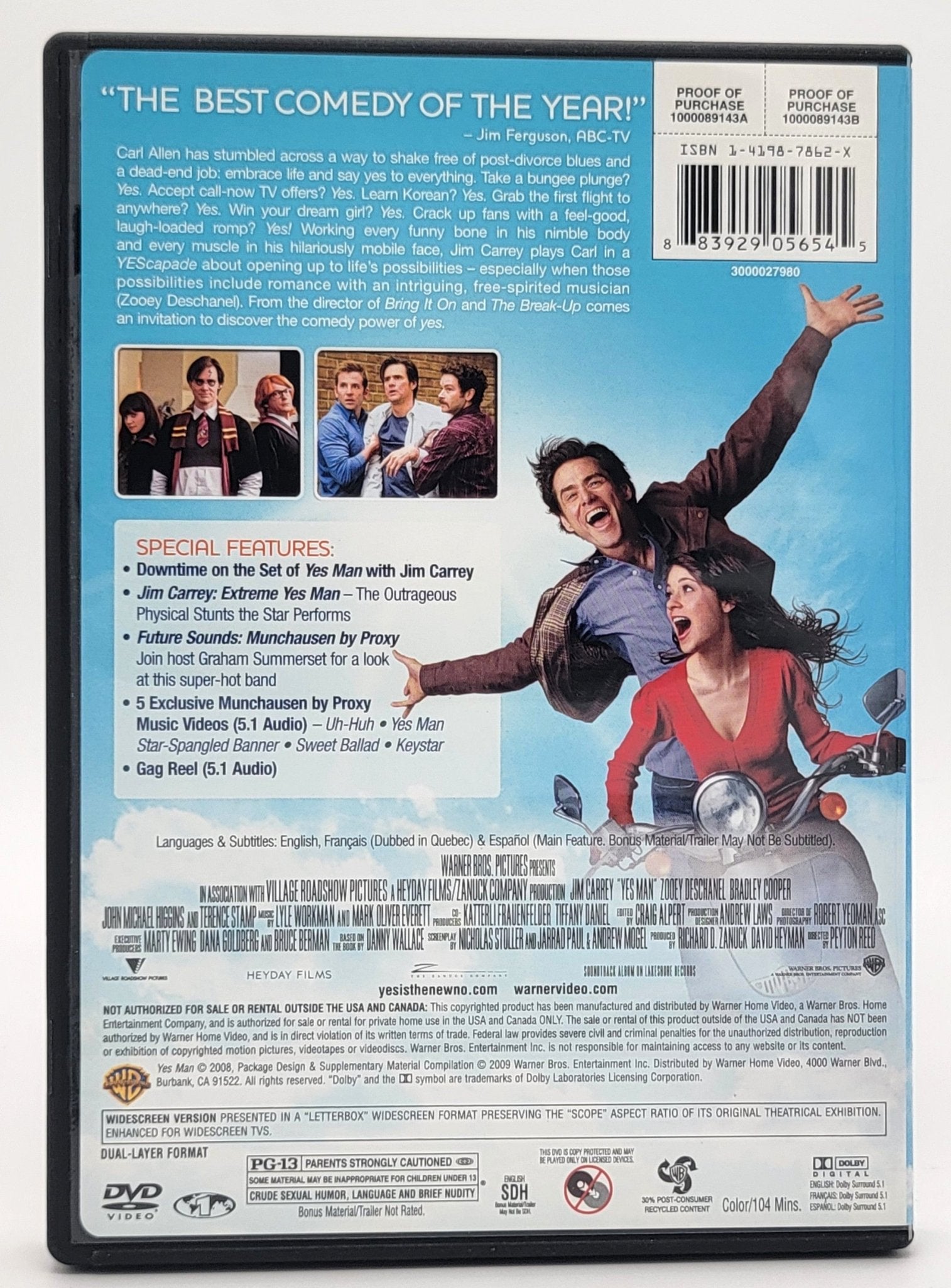 Warner Brothers - Yes Man | DVD | Special Edition - DVD - Steady Bunny Shop