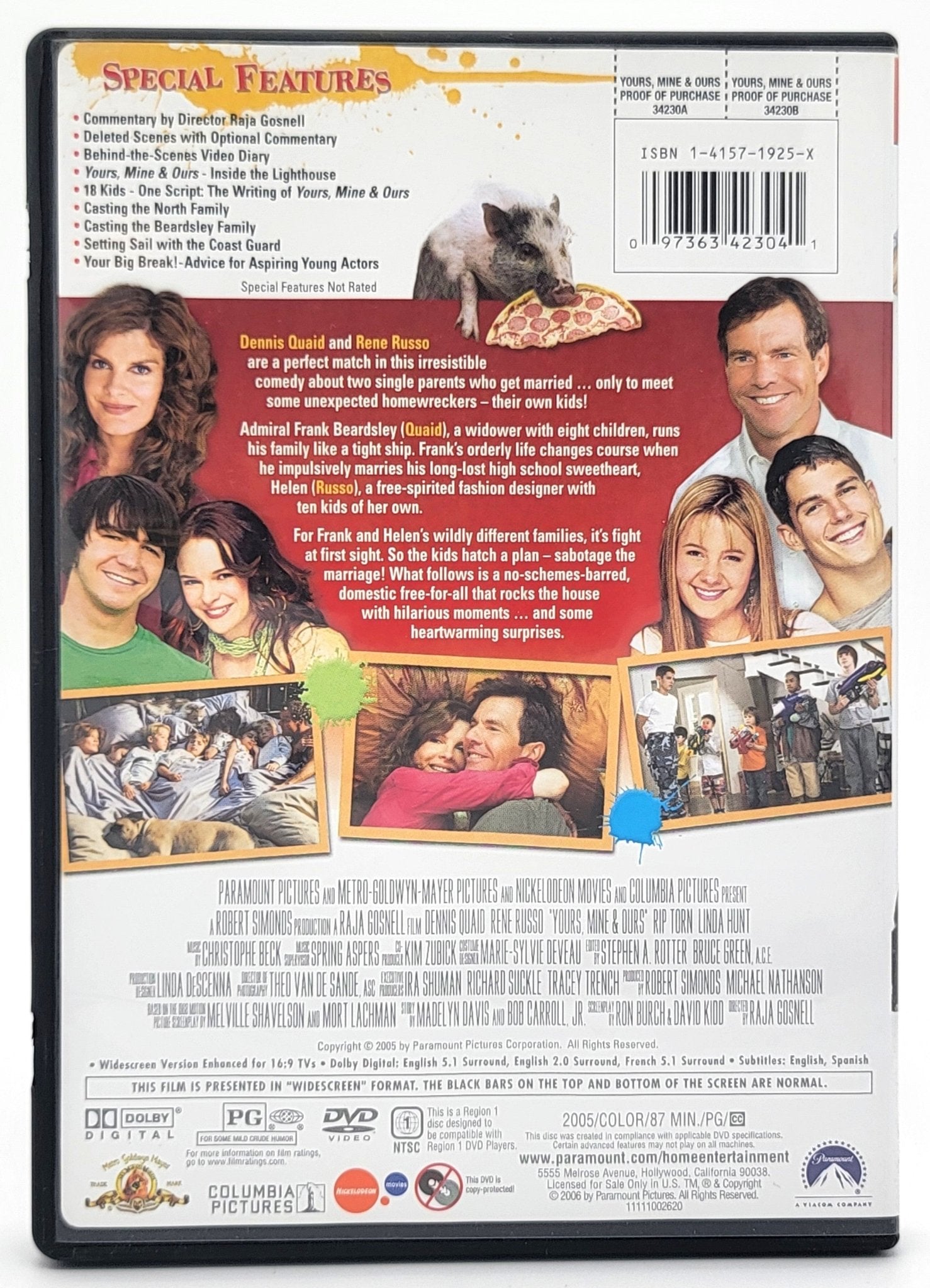 Paramount Pictures Home Entertainment - Yours, Mine & Ours | DVD | Widescreen - DVD - Steady Bunny Shop