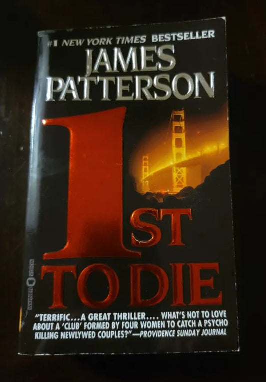 Steady Bunny Shop - 1st To Die - James Patterson - Paperback Book - Steady Bunny Shop