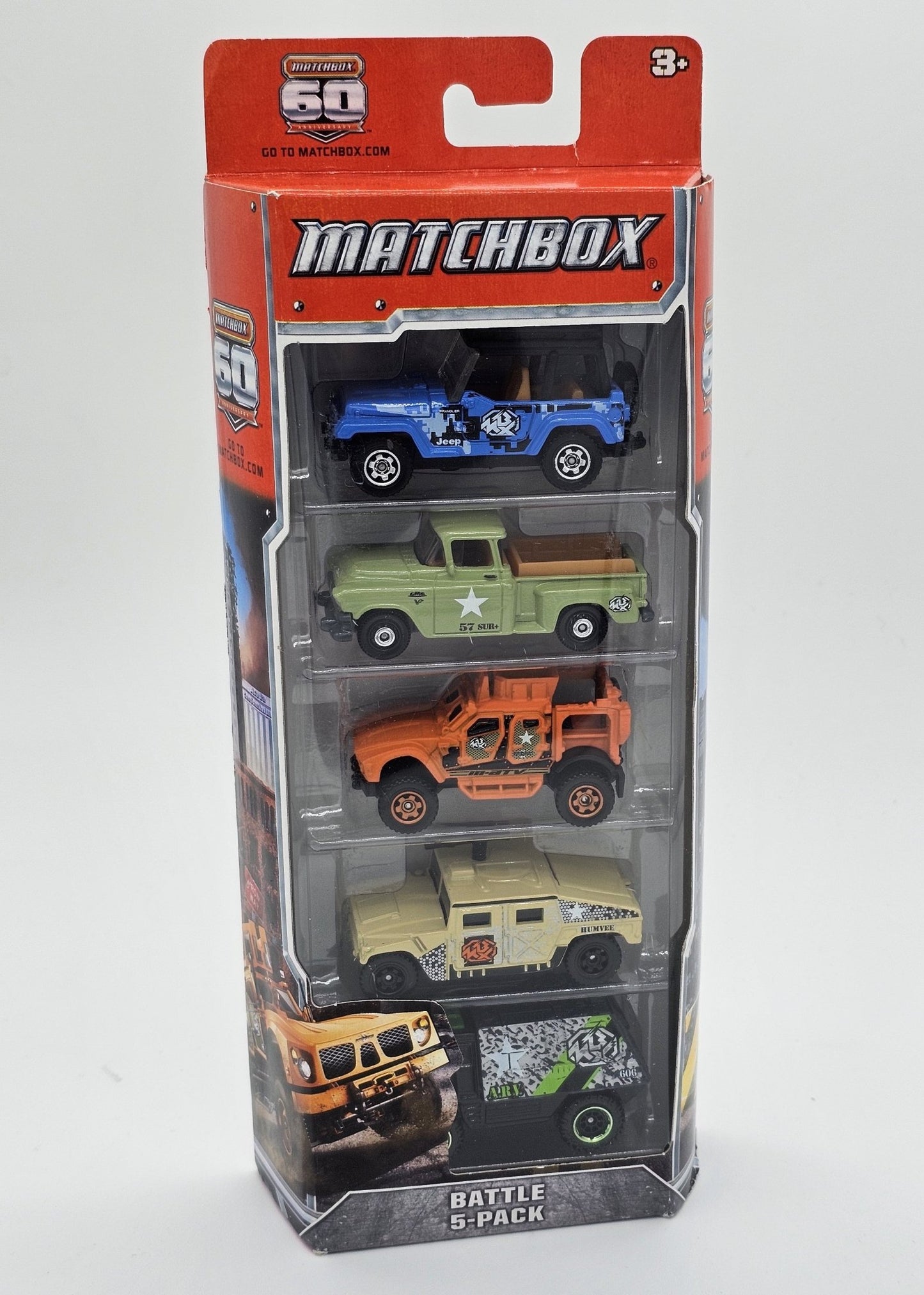 Mattel - 2012 Mattel Matchbox | Battle 5-Pack | Die Cast Cars | New - Die Cast Cars - Steady Bunny Shop