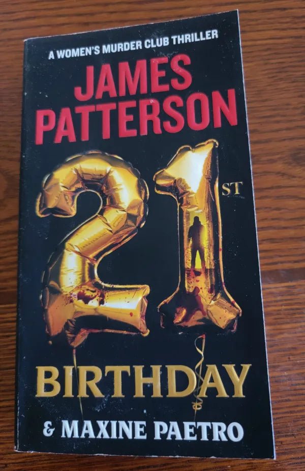 Steady Bunny Shop - 21st Birthday - James Patterson - Paperback Book - Steady Bunny Shop