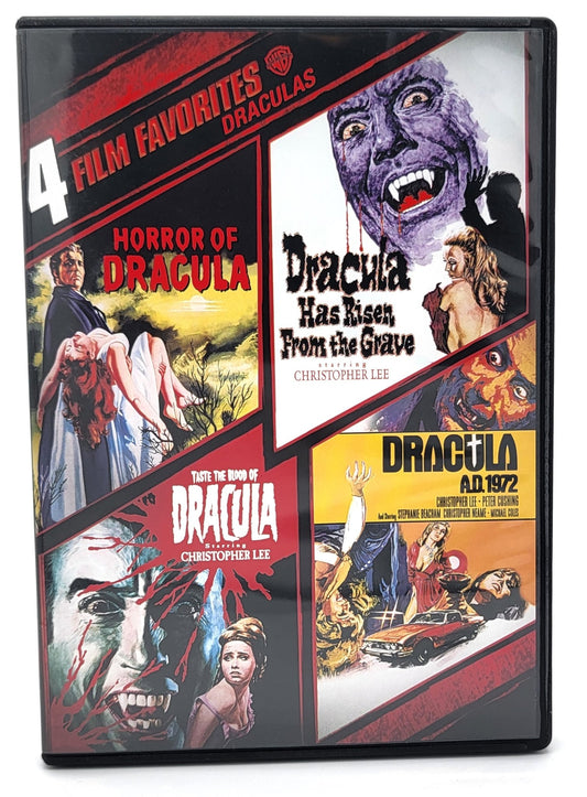 Warner Brothers - 4 Film Favorites Dracula's 1972 | Horror Dracula -Dracula Has Risen | DVD | Widescreen - DVD - Steady Bunny Shop