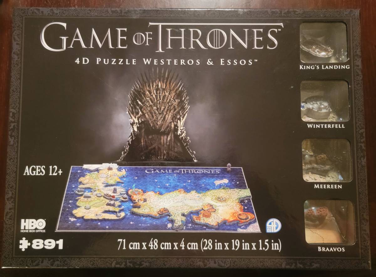 4D Cityscape - 4D Cityscape | Game of Thrones 4D Puzzle | Westeros & Essos - Jigsaw Puzzle - Steady Bunny Shop