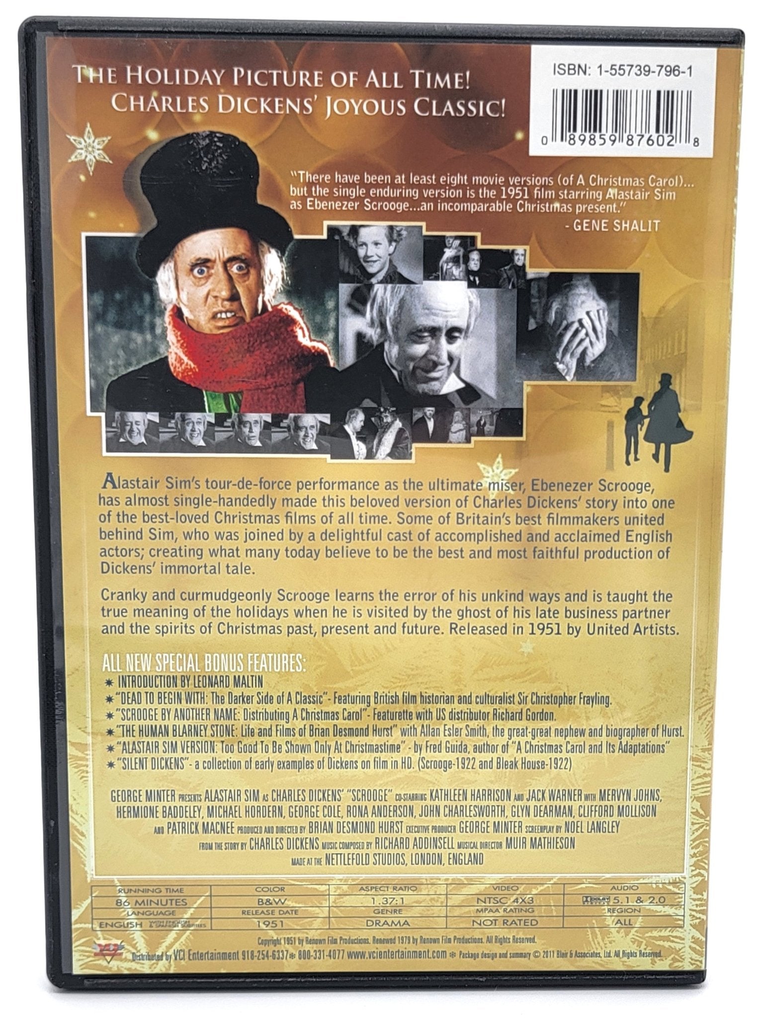 VCI Entertainment - A Christmas Carol | DVD | Special 60th Anniversary - Diamond Collector's Edition - DVD - Steady Bunny Shop