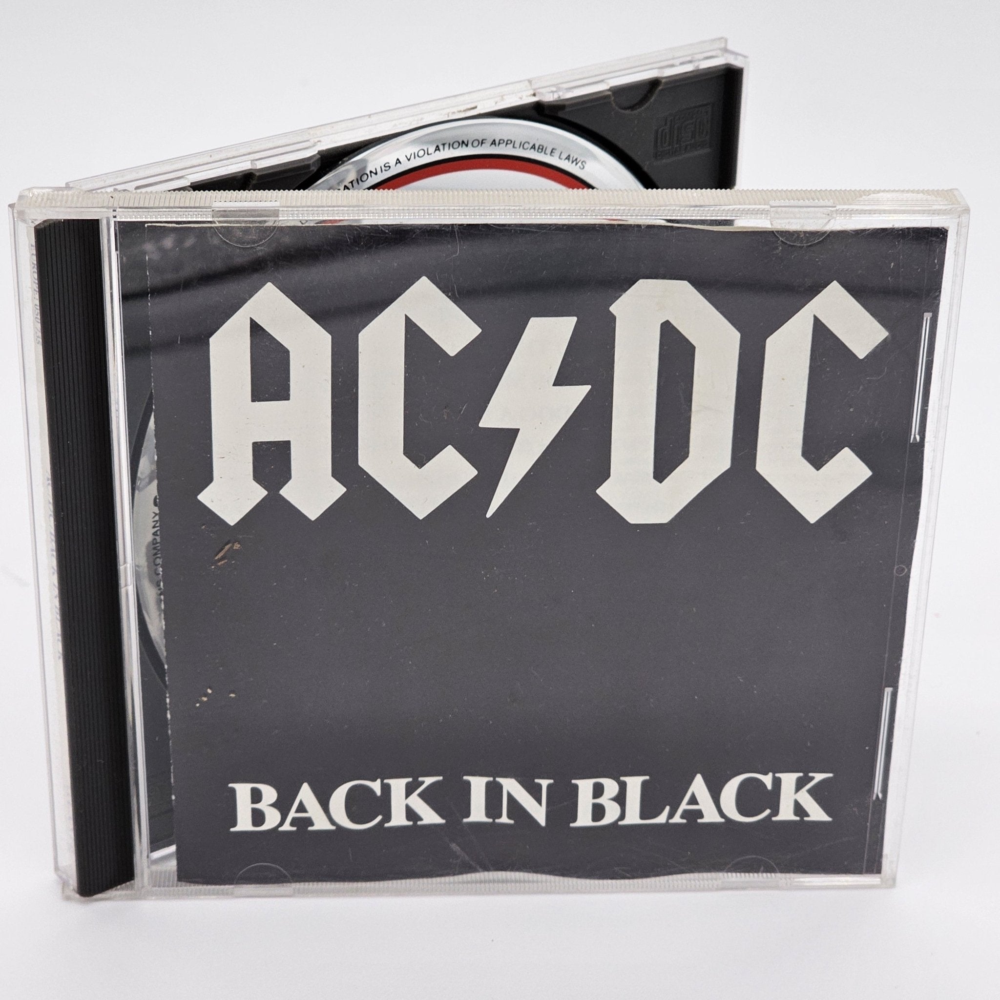 AC/DC | Back In Black | CD - Steady Bunny Shop