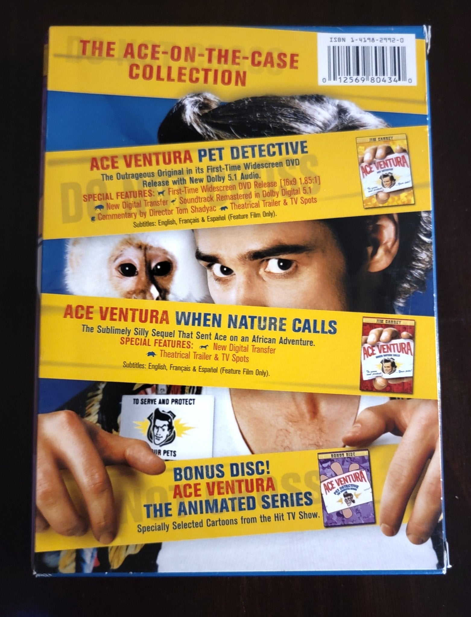 Sony Pictures Home Entertainment - Ace Venture - Pet Detective & When Nature Calls | DVD | Deluxe Double Feature & Bonus Disk - DVD - Steady Bunny Shop