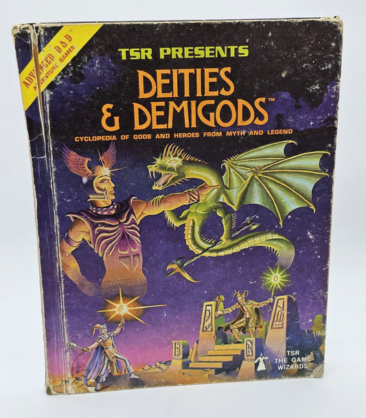 TSR, Inc - Advanced Dungeons And Dragons | Deities & Demigods With Cthulhu And Melnibonean Mythos - Hardcover Book - Steady Bunny Shop