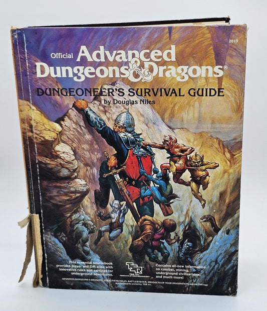 TSR, Inc - Advanced Dungeons And Dragons | Dungeoneer's Survival Guide - Hardcover Book - Steady Bunny Shop
