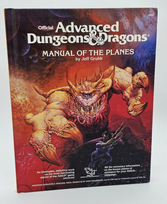 TSR, Inc - Advanced Dungeons And Dragons | Manual Of The Planes - Hardcover Book - Steady Bunny Shop