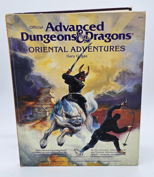 TSR, Inc - Advanced Dungeons And Dragons | Oriental Adventures - Hardcover Book - Steady Bunny Shop