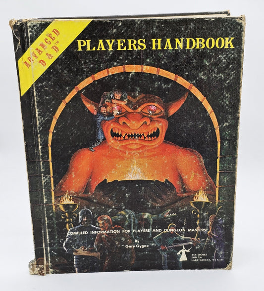 TSR, Inc - Advanced Dungeons And Dragons | Players Handbook - Hardcover Book - Steady Bunny Shop