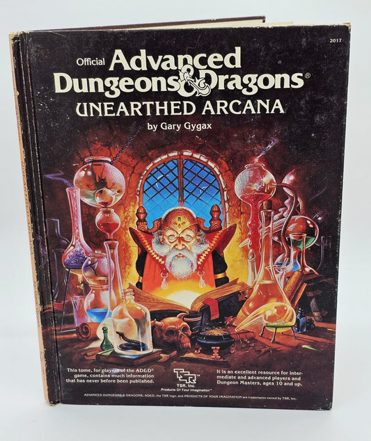 TSR, Inc - Advanced Dungeons And Dragons | Unearthed Arcana - Hardcover Book - Steady Bunny Shop