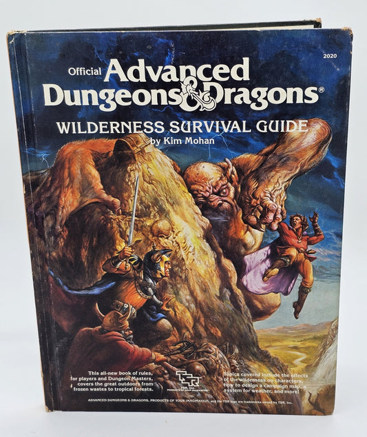 TSR, Inc - Advanced Dungeons And Dragons | Wilderness Survival Guide - Hardcover Book - Steady Bunny Shop