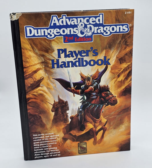 TSR, Inc - Advanced Dungeons & Dragons | Player's Handbook | 2nd Edition - Hardcover Book - Steady Bunny Shop