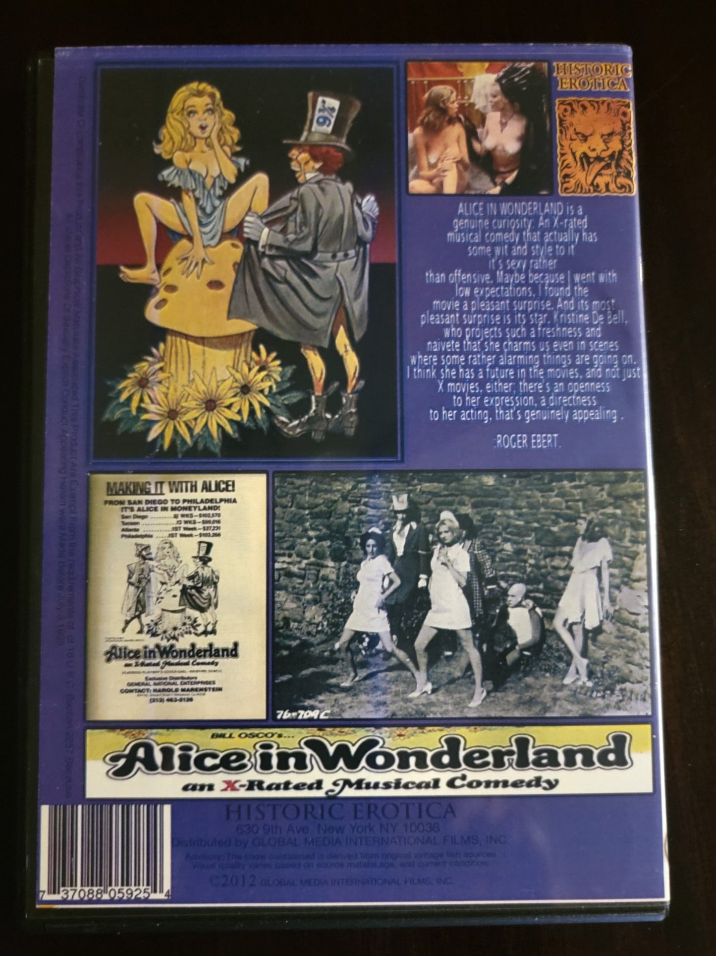 Historic Erotica - Alice in Wonderland | DVD | An X Rated Musical Comedy - NOT For Kids - DVD - Steady Bunny Shop