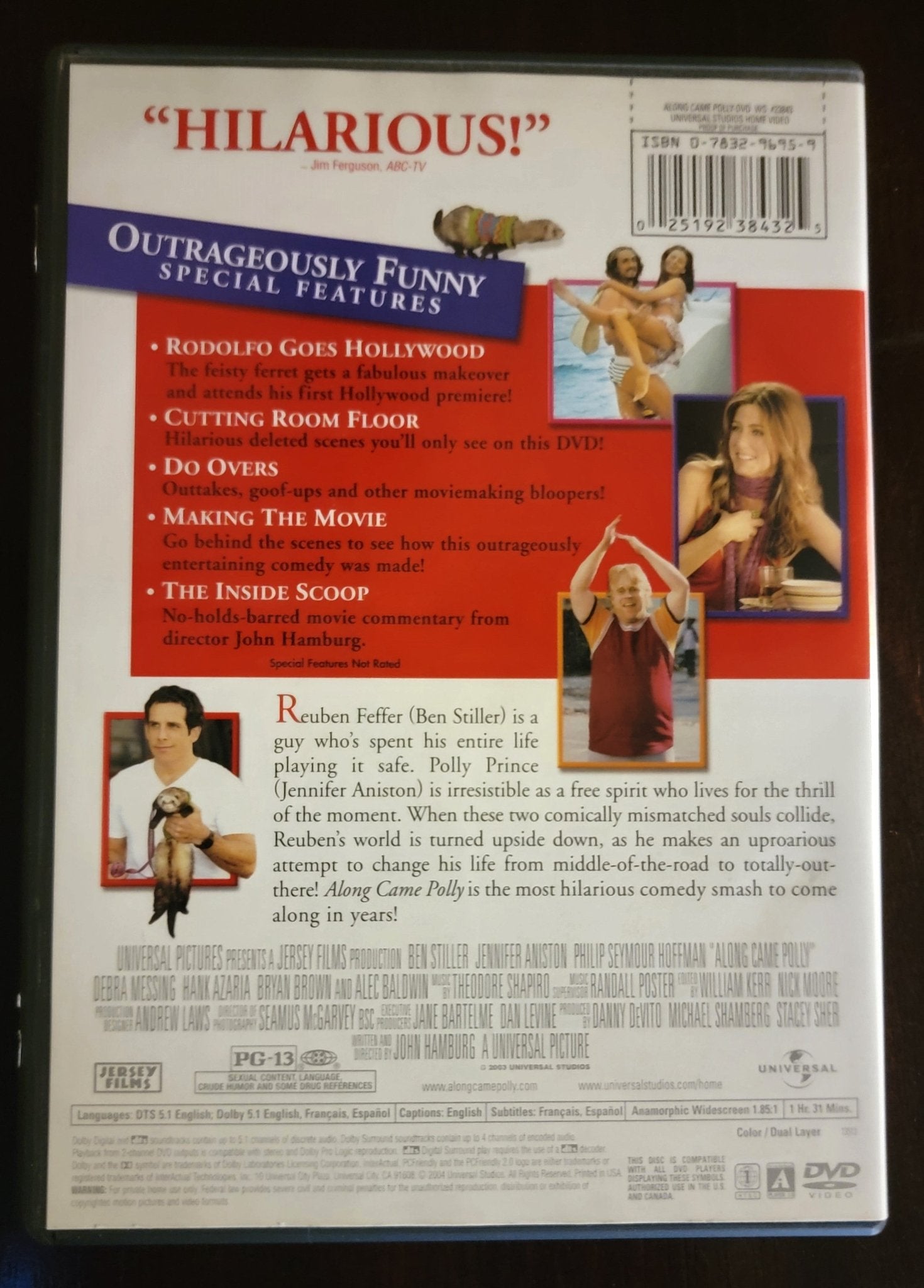 Universal Studios Home Entertainment - Along Came Polly | DVD | Widescreen - DVD - Steady Bunny Shop