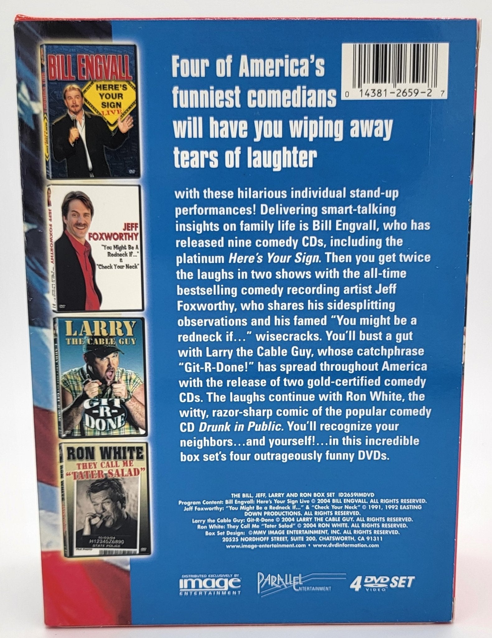 Image Entertainment - American's Most Popular Comics | DVD | The Bill Jeff Larry & Ron Box Set - DVD - Steady Bunny Shop