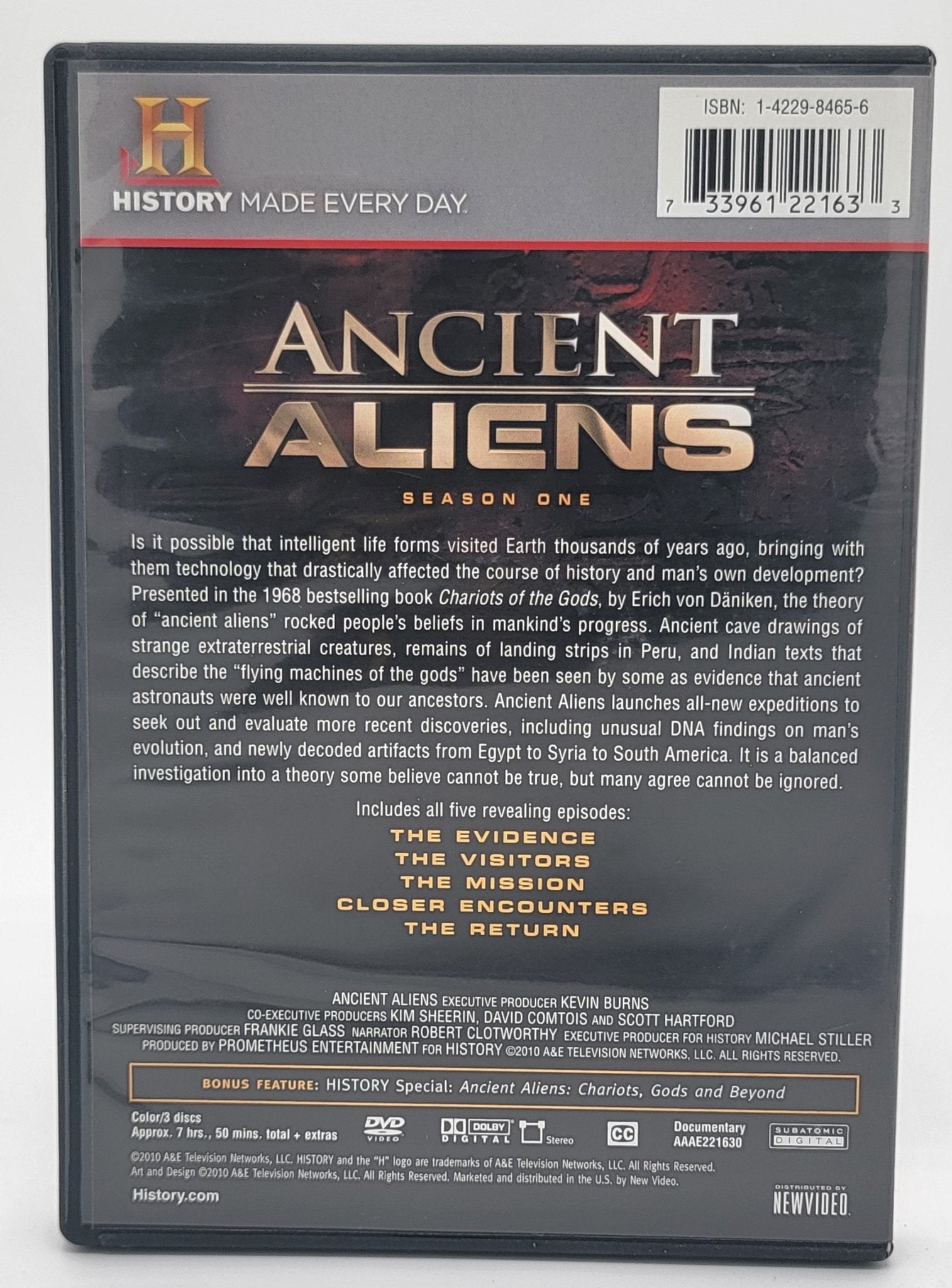 Lionsgate Home Entertainment - Ancient Aliens | DVD | Season One History Channel - 3 DVDs - DVD - Steady Bunny Shop