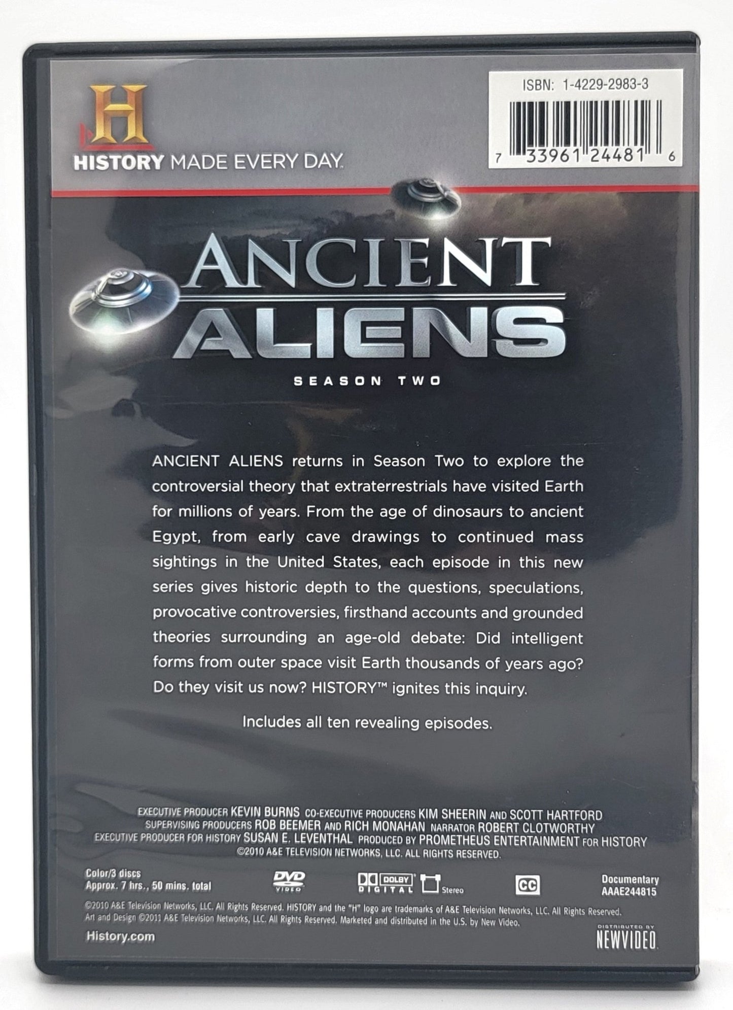 Lionsgate Home Entertainment - Ancient Aliens | DVD | Season Two History Channel - 3 DVD's - DVD - Steady Bunny Shop