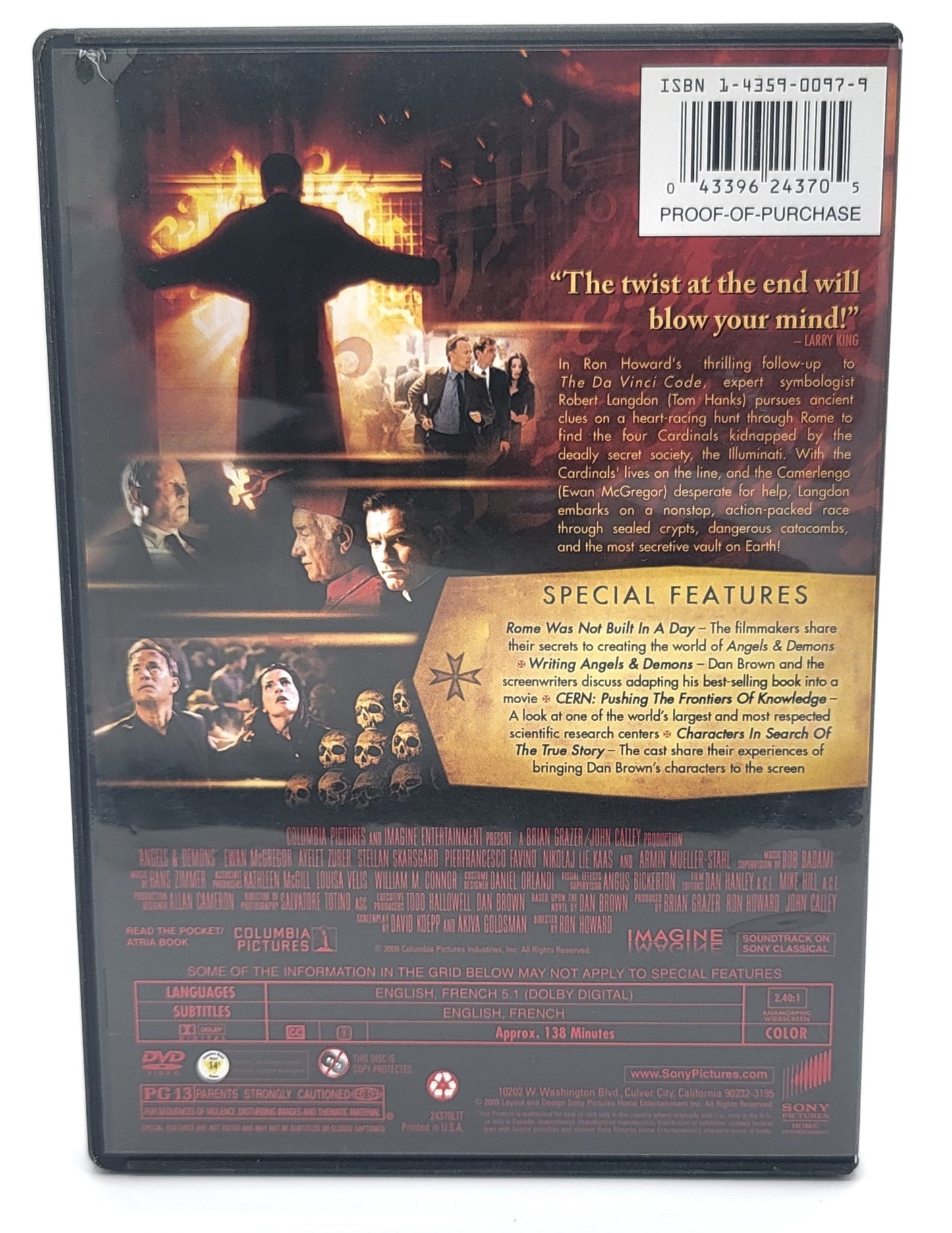 Columbia Pictures - Angels & Demons | DVD | Theatricial Edition - DVD - Steady Bunny Shop