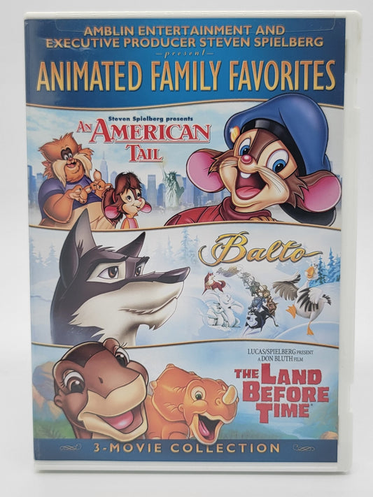Amblin Entertainment - Animated Family Favorites - An American Tail , Balto, & The Land Before Time | DVD | 3 Movie Collection - DVD - Steady Bunny Shop