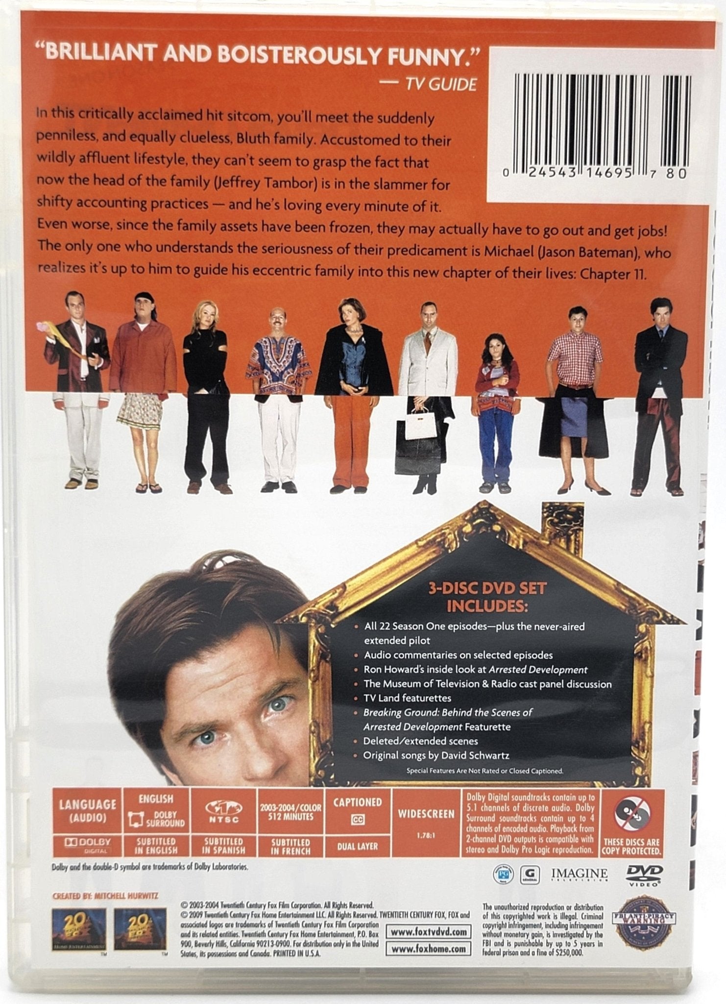 20th Century Fox - Arrested Development | DVD | Season One - 3 Disc Set | Widescreen - DVD - Steady Bunny Shop