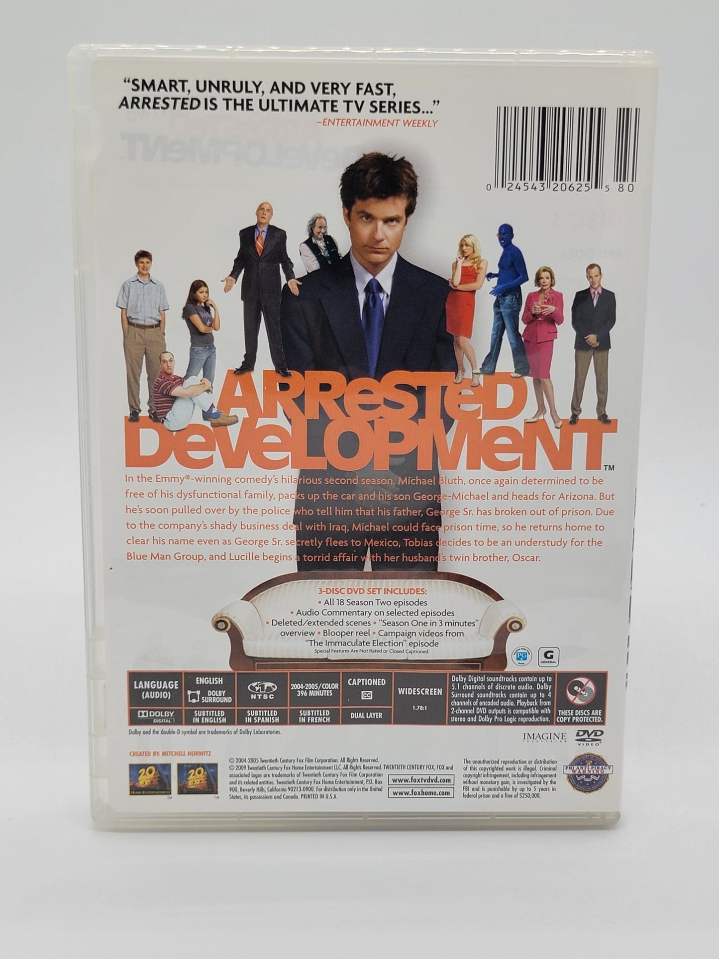 20th Century Fox Home Entertainment - Arrested Development Season Two | DVD | Season Two - 3 Disc Set | Widescreen - DVD - Steady Bunny Shop