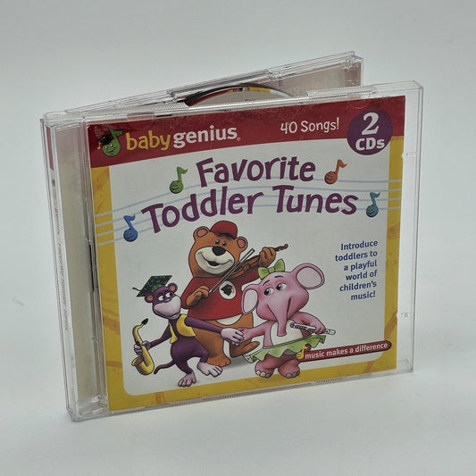 Pacific Entertainment - Baby Genius | Favorite Toddler Tunes | Double CD - Compact Disc - Steady Bunny Shop