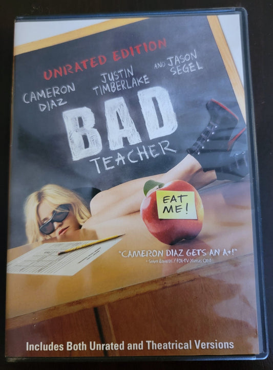 Columbia Pictures - Bad Teacher | DVD | Widescreen - Unrated Extra Footage Not Seen in Theaters & Theatrical Versions - DVD - Steady Bunny Shop
