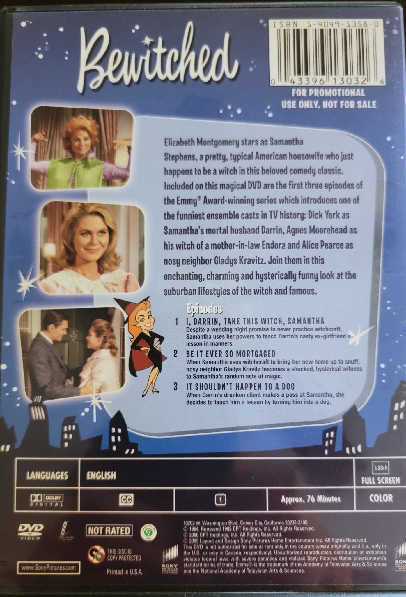 Sony Pictures Home Entertainment - Bewitched - 1st Three Episodes | DVD | Television Series - DVD - Steady Bunny Shop