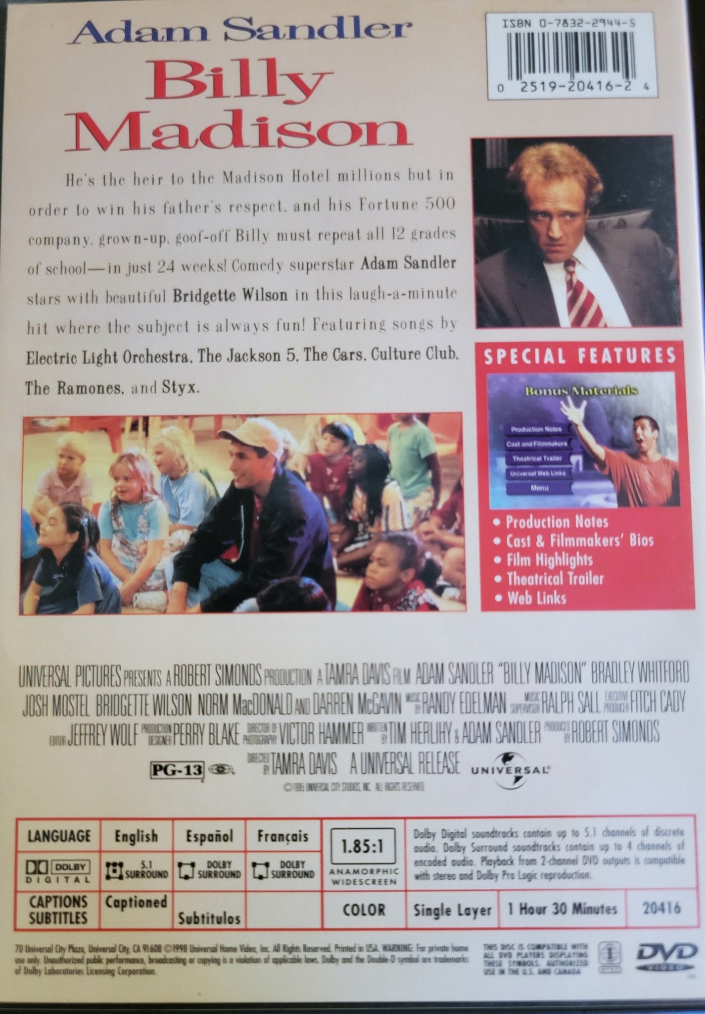 Universal Pictures Home Entertainment - Billy Madison | DVD |Widescreen - DVD - Steady Bunny Shop