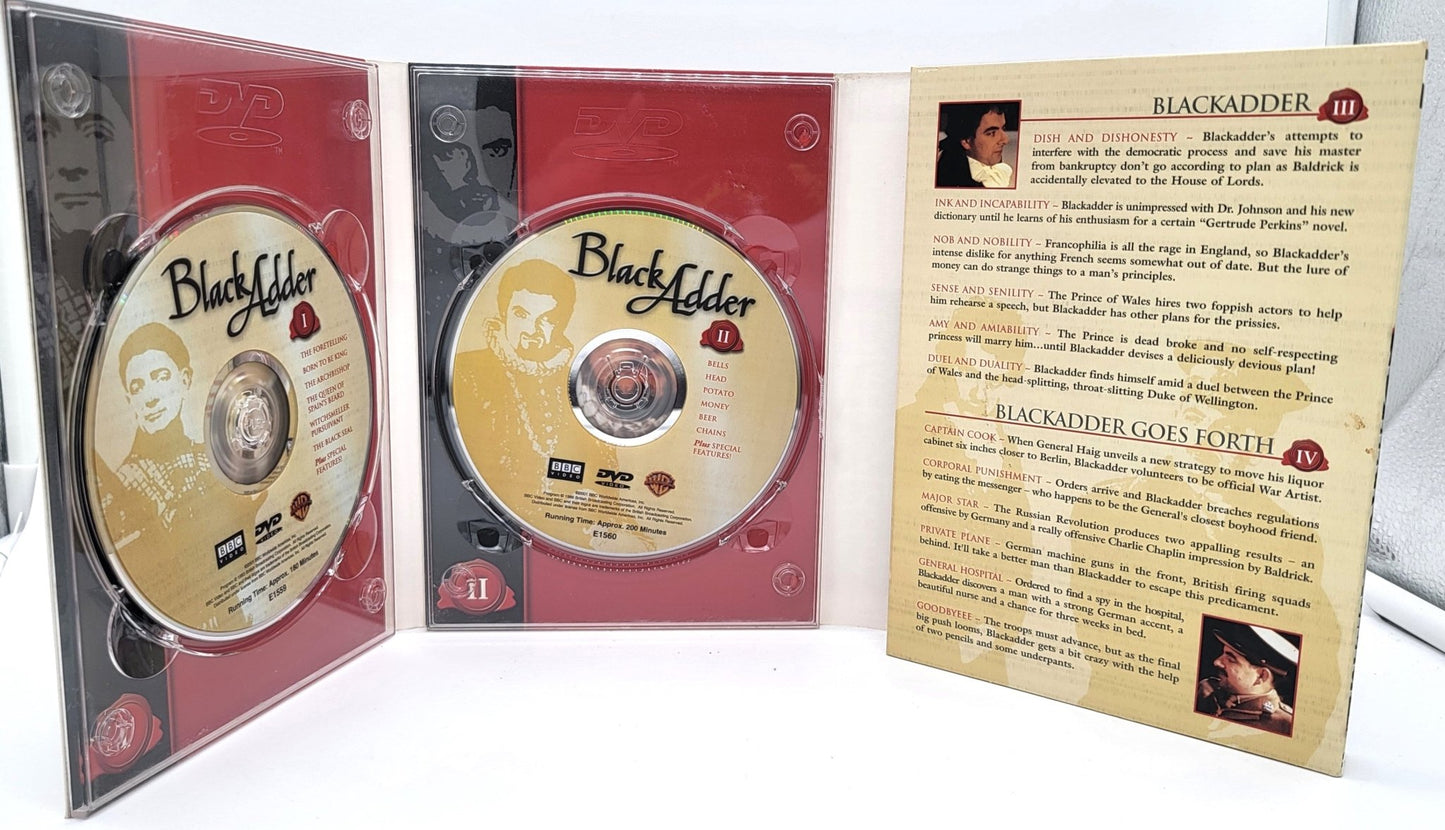 BBC Warner - Black Adder | DVD | The Complete Collector's Set - DVD - Steady Bunny Shop