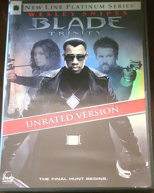 New Line Home Entertainment - Blade Trinity | New Line Platinum Series | Unrated Version | DVD - DVD - Steady Bunny Shop