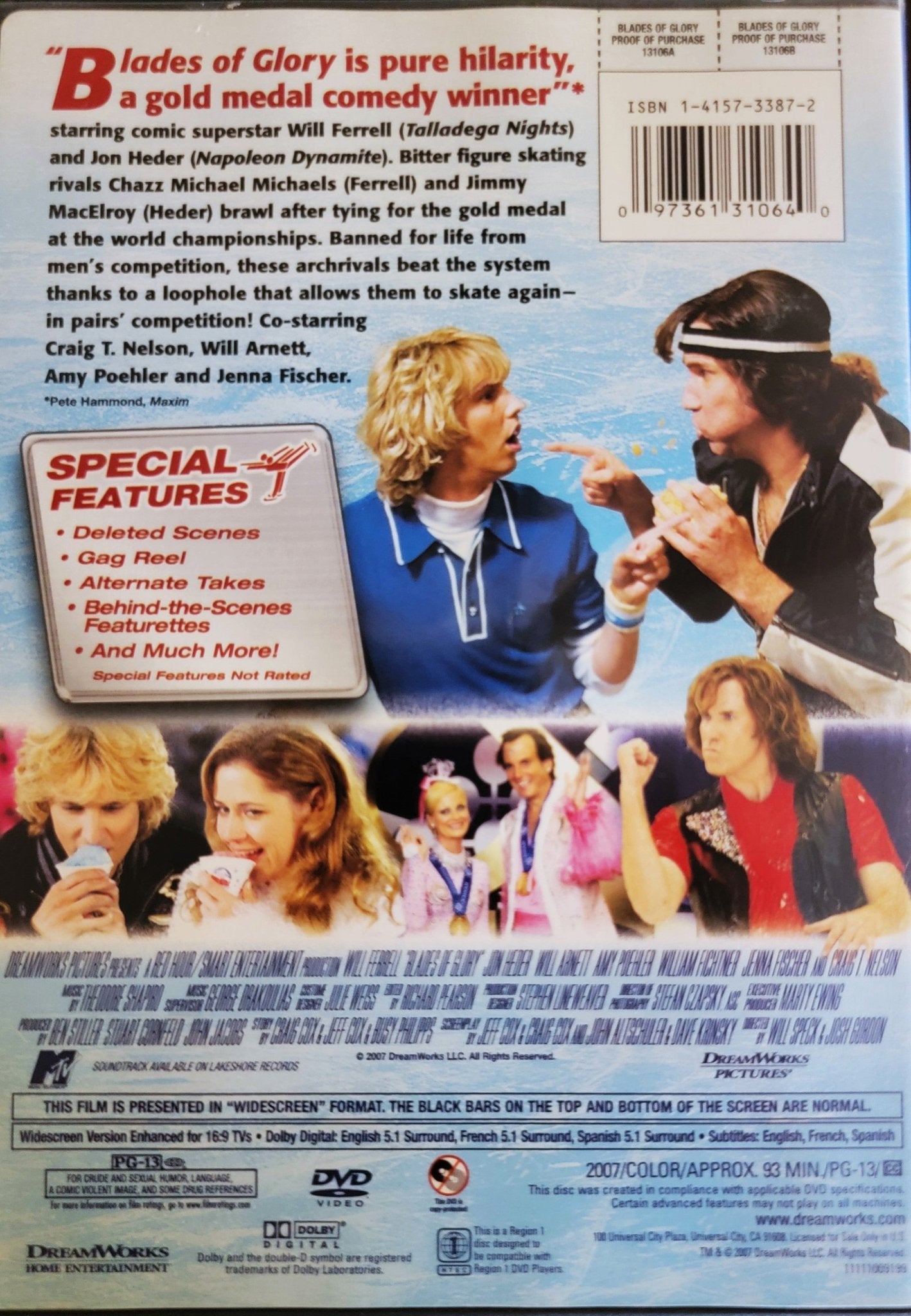 Dreamworks Video - Blades of Glory | DVD | Widescreen - DVD - Steady Bunny Shop