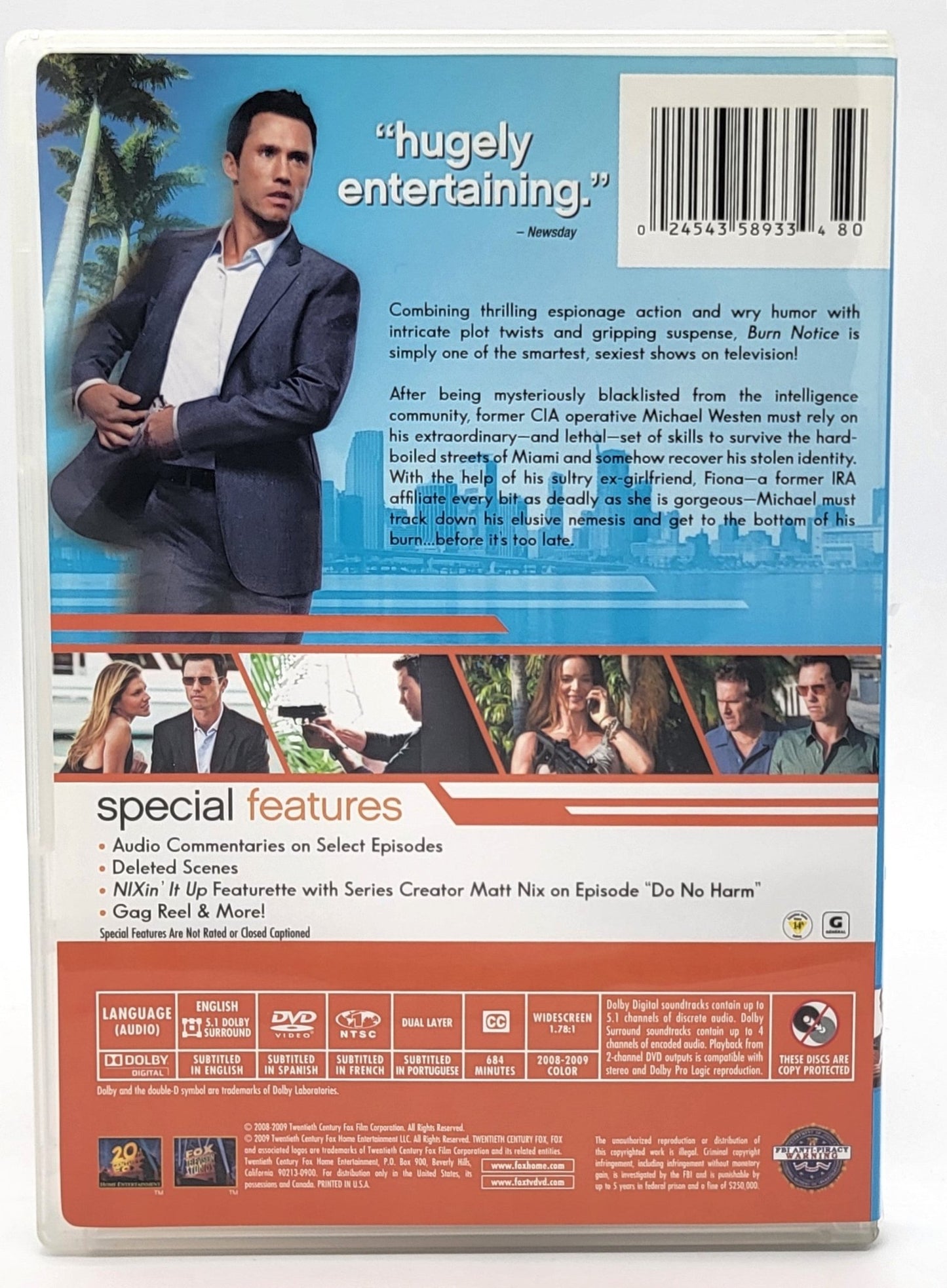 20th Century Fox Home Entertainment - Burn Notice | DVD | Complete Season Two - DVD - Steady Bunny Shop