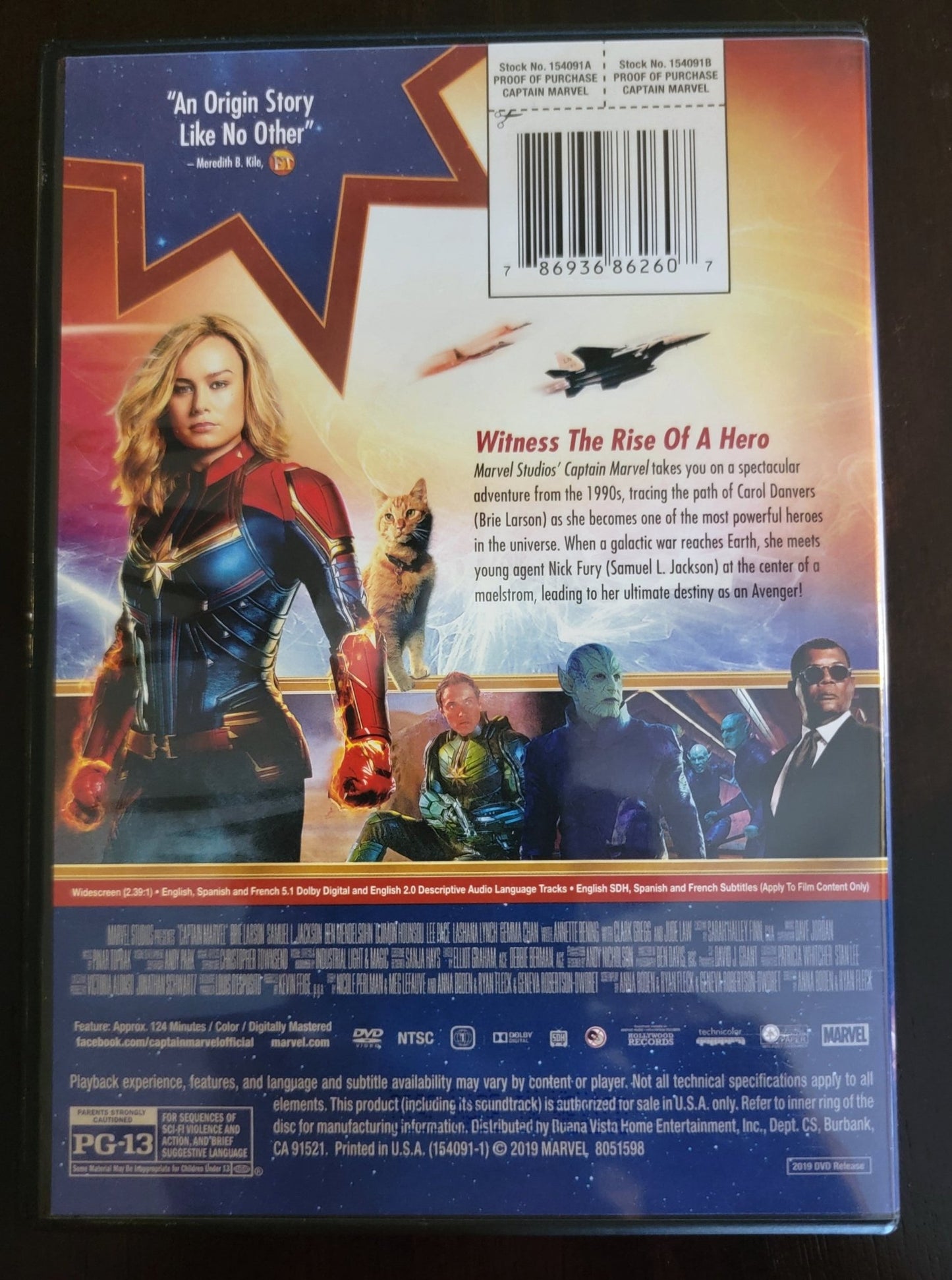 Marvel Studio - Captain Marvel | DVD | Widescreen - DVD - Steady Bunny Shop