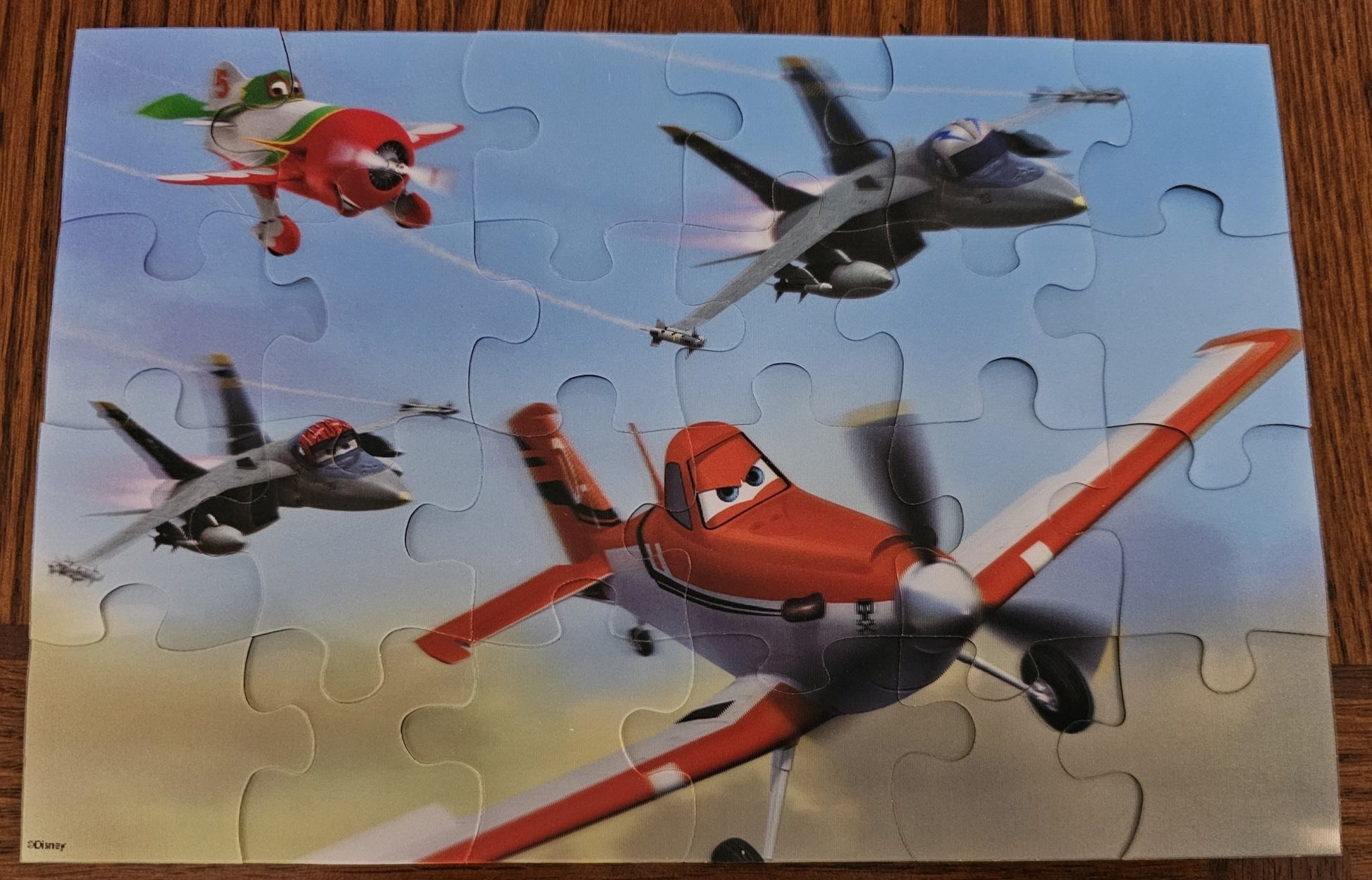 Cardinal - Cardinal | Disney Planes | 24 Piece Lenticular Puzzle - Jigsaw Puzzle - Steady Bunny Shop