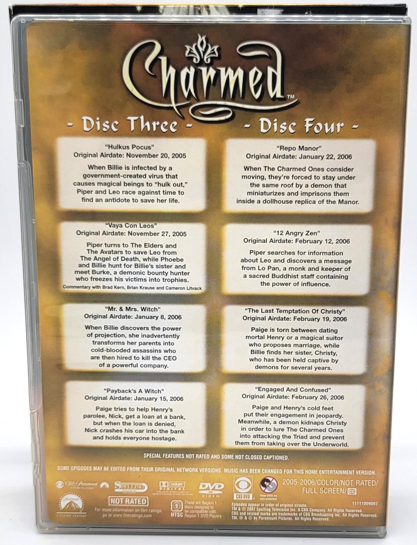 20th Century Fox Home Entertainment - Charmed | DVD | The Complete Eighth and Final Season - DVD - Steady Bunny Shop