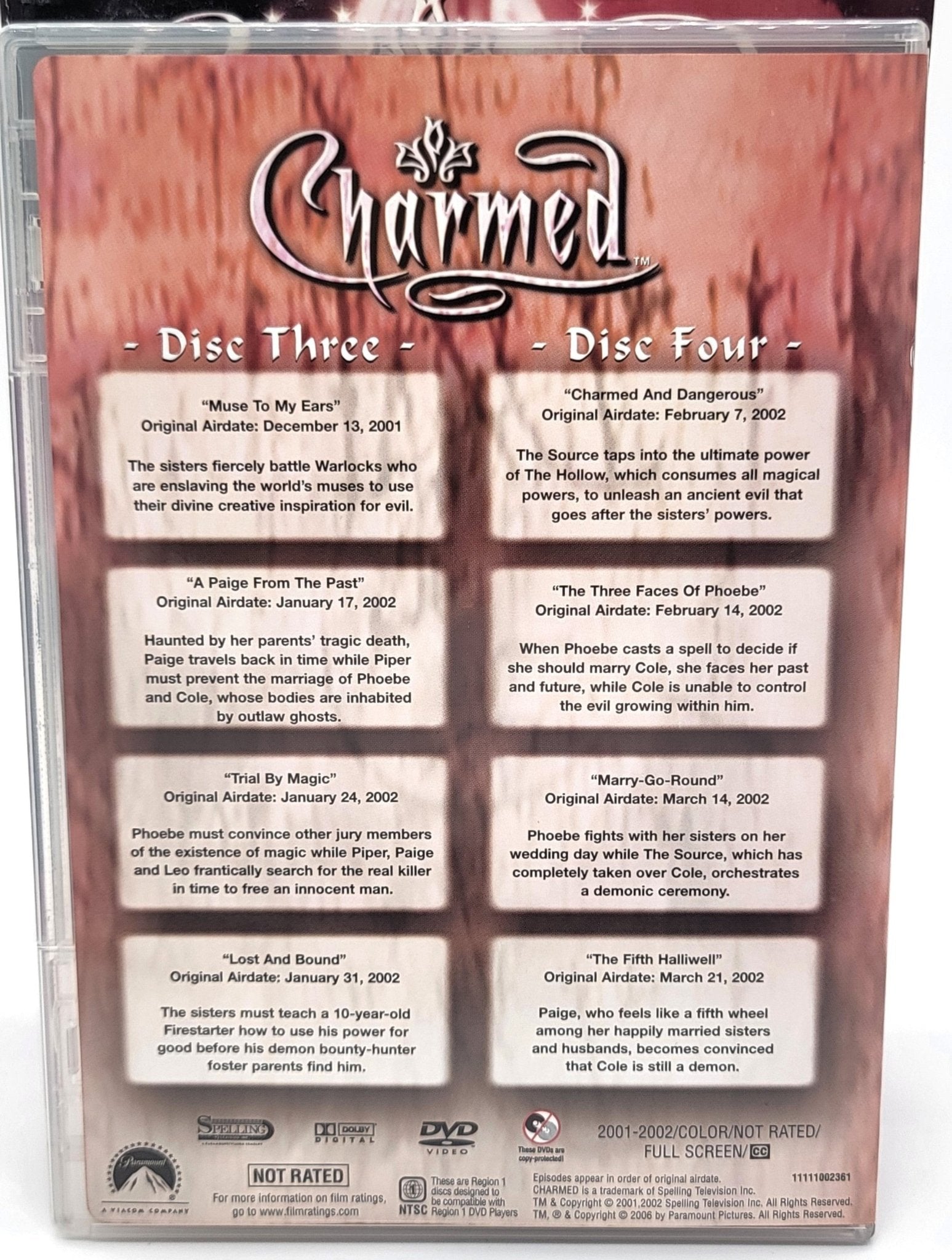 Paramount Pictures Home Entertainment - Charmed | DVD | The Complete Fourth Season - DVD - Steady Bunny Shop