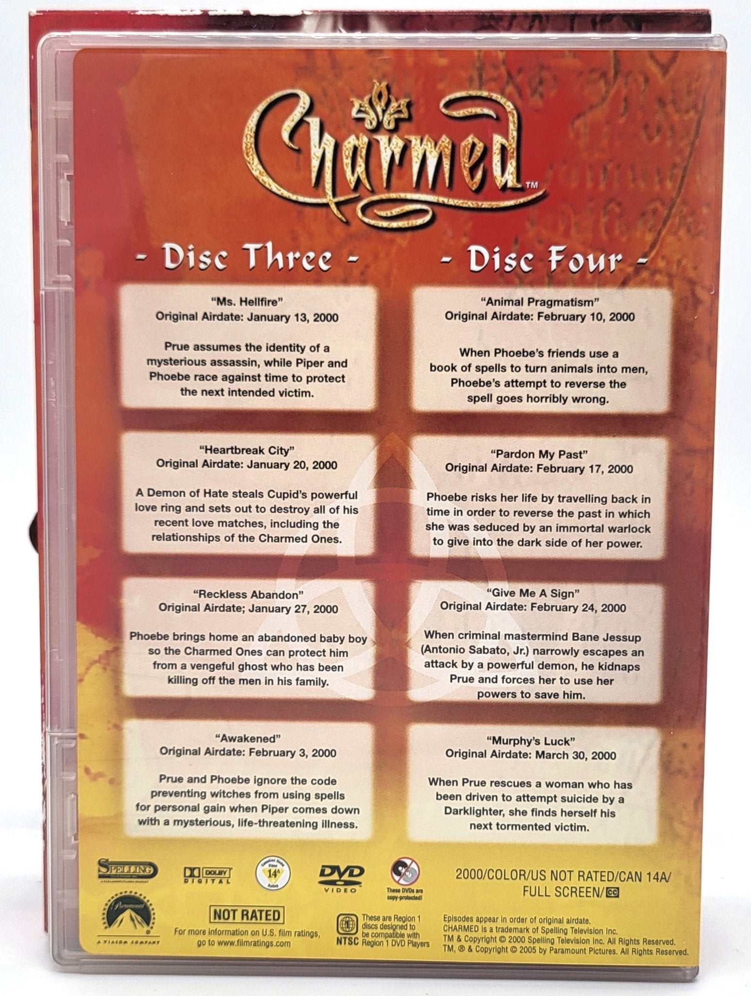 Paramount Pictures Home Entertainment - Charmed | DVD | The Complete Second Season - DVD - Steady Bunny Shop