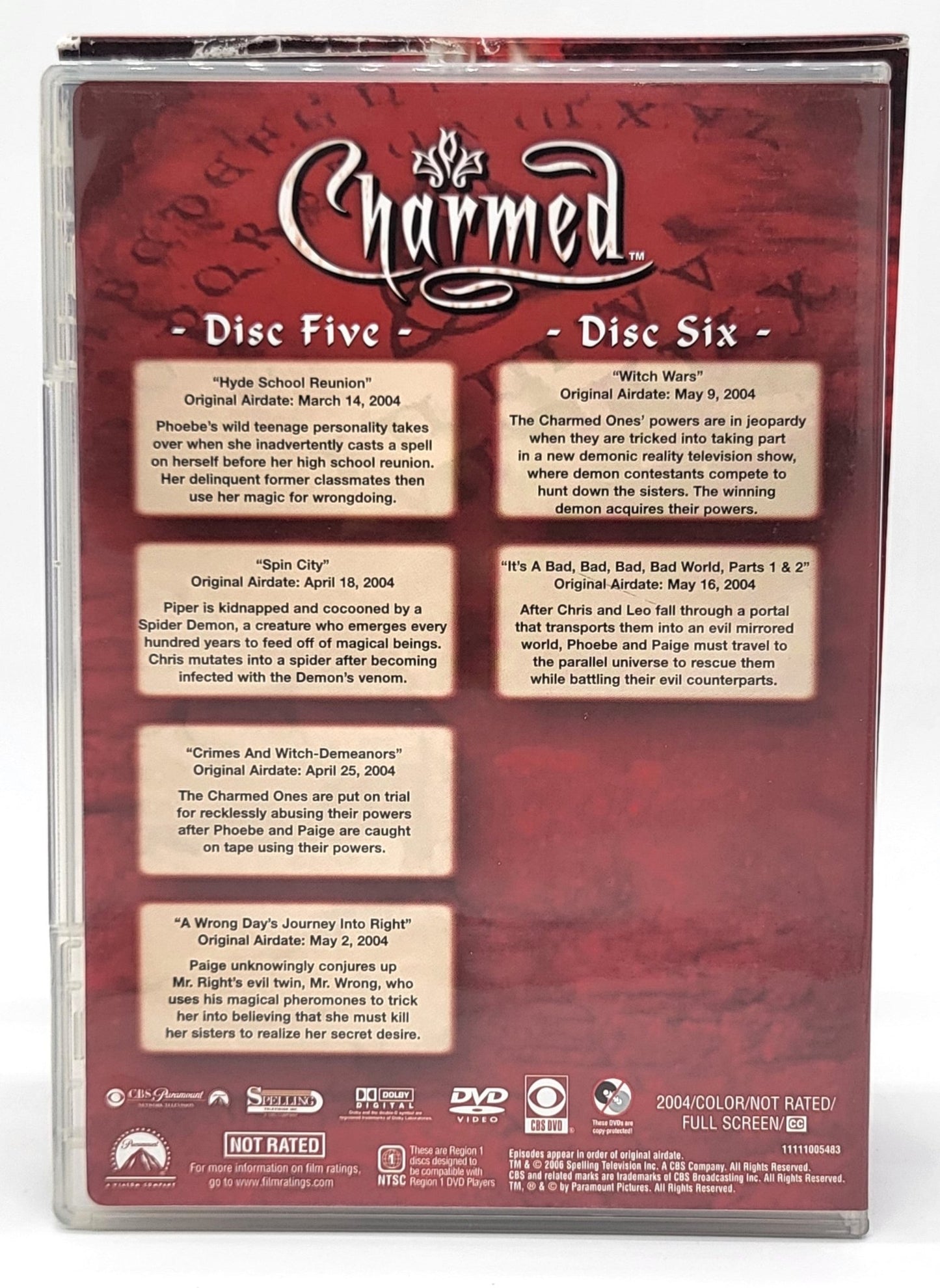 Paramount Pictures Home Entertainment - Charmed | DVD | The Complete Sixth Season - DVD - Steady Bunny Shop