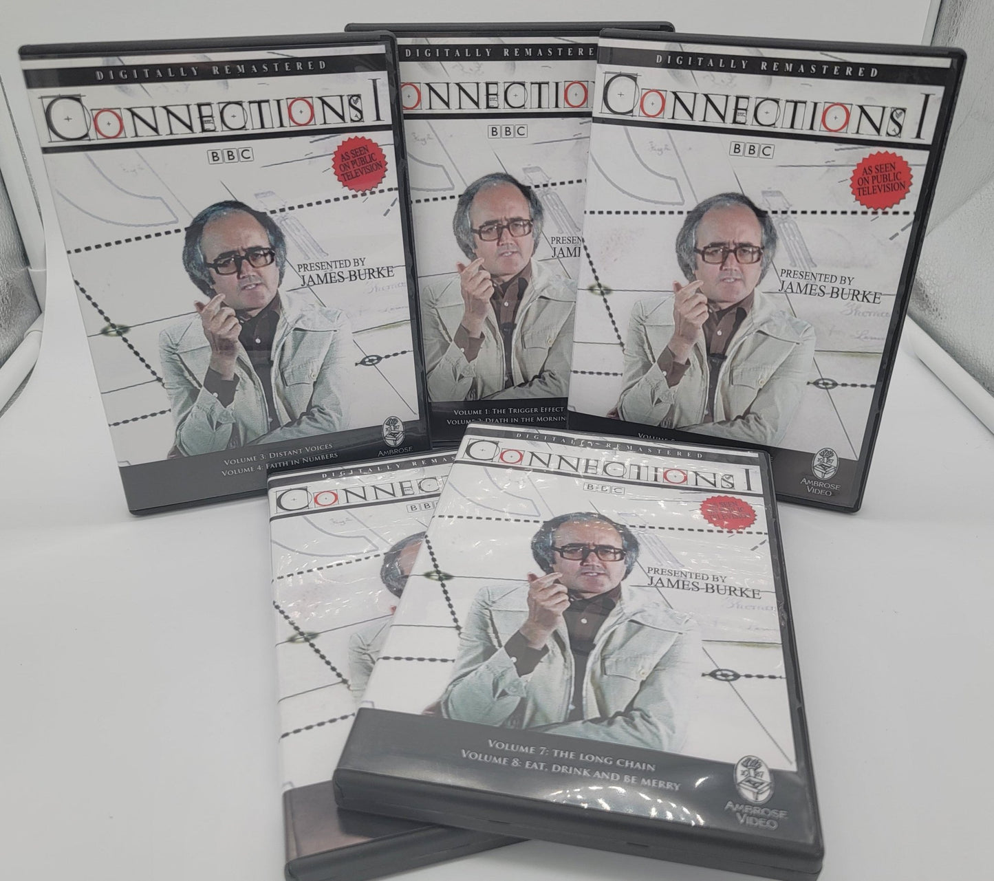 Ambrose DVD - Connections BBC Volume 1 & 10 Volume Set | History Channel - Digitally Remastered - DVD - Steady Bunny Shop