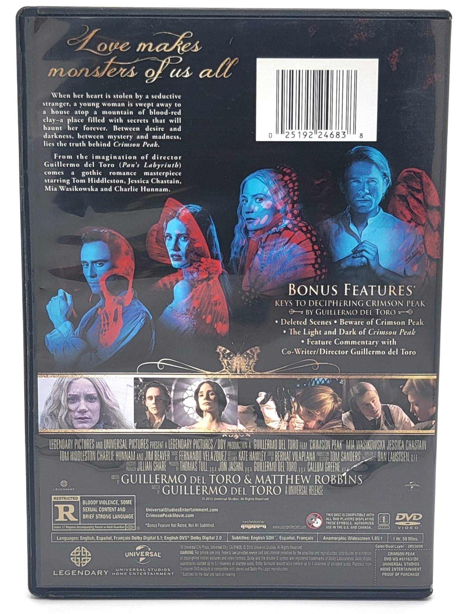 Universal Studios Home Entertainment - Crimson Peak | DVD | Widescreen - DVD - Steady Bunny Shop